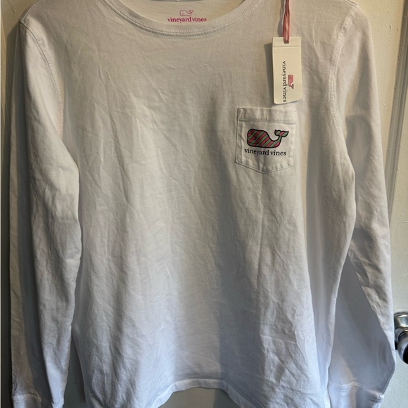 Vineyard Vines Tops - Vineyard Vines Women's White Long Sleeve Tee Large